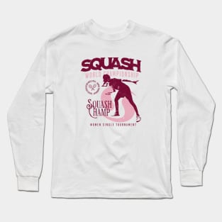 Squash Championship player Long Sleeve T-Shirt